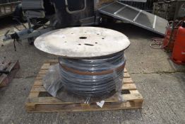 Cable reel containing 110m of 4-core armoured cable (4 x 50 sq mm)