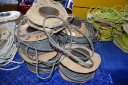 Reel of electrical cabling to include twin and earth, three core and earth etc