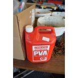 Tub of Evostik general purpose PVA glue