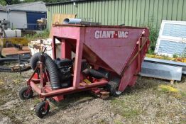 Giant Vac American made road cleaner with a Kohler OHC diesel engine