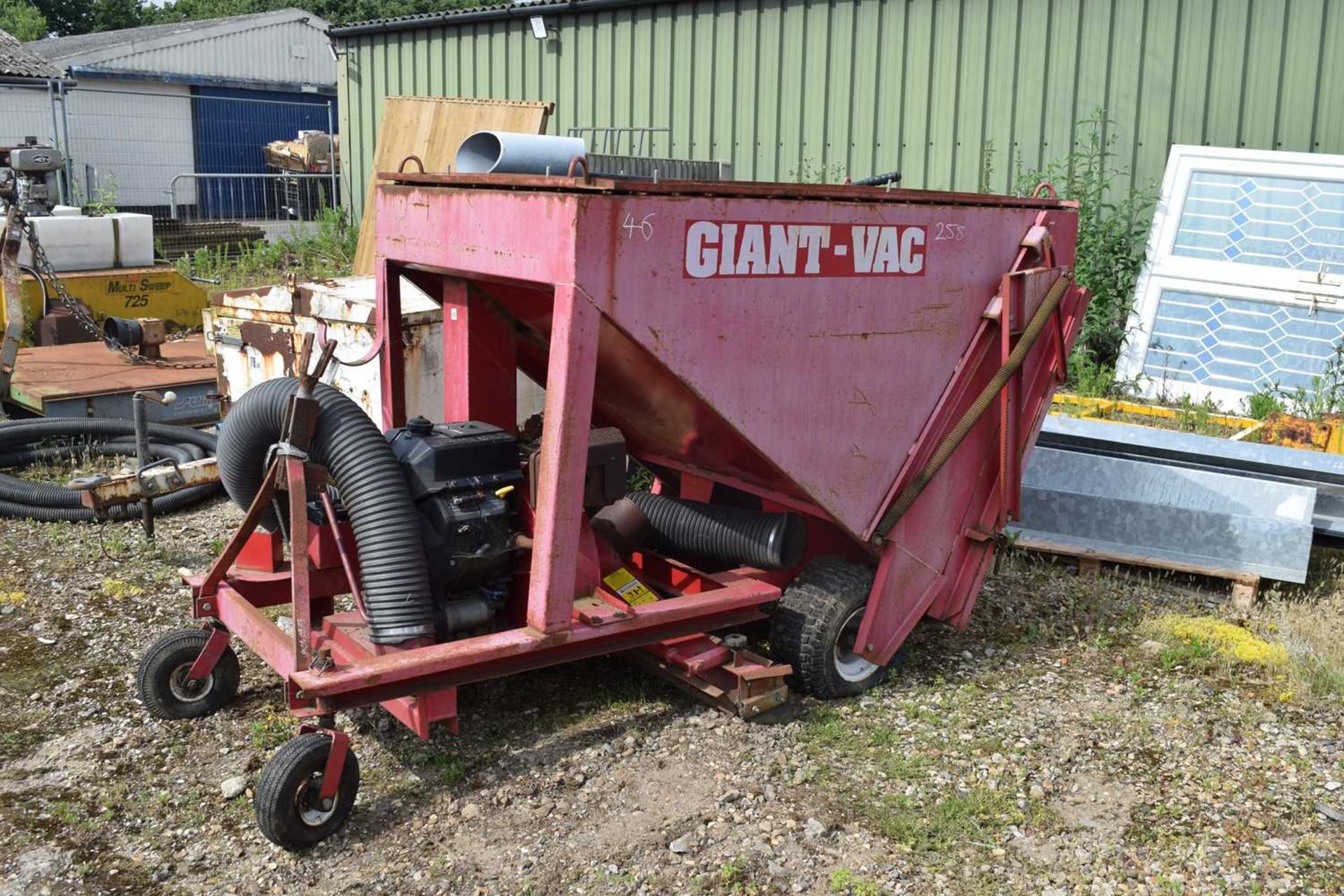 Giant Vac American made road cleaner with a Kohler OHC diesel engine