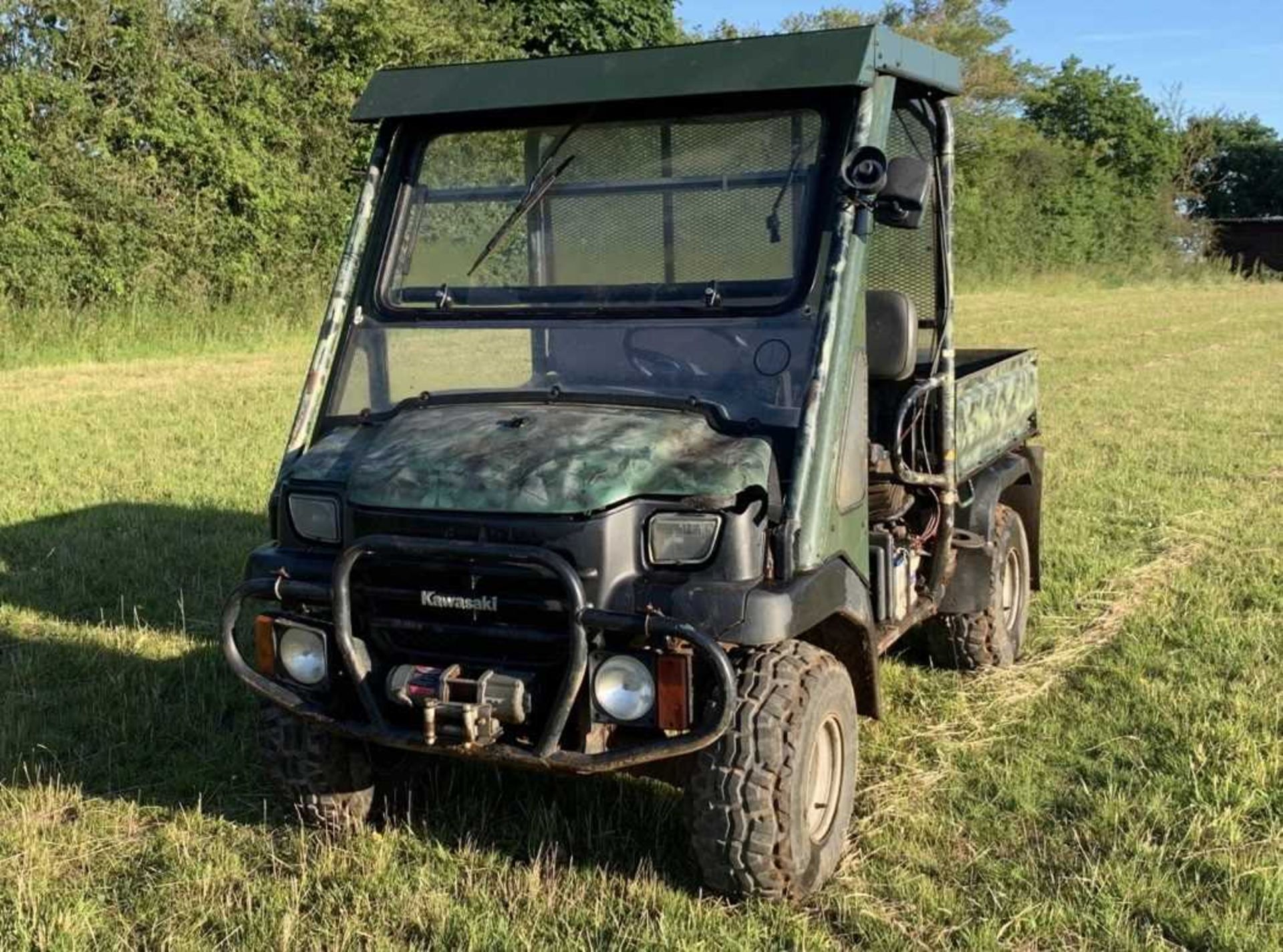 Road Registered Kawasaki Mule. (Please note Lot is not on site at keys. Located within north - Image 2 of 4