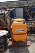 Claxton band sprayer with tank.