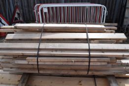 Bundle of reclaimed timbers, varying lengths and sizes, up to 170cm