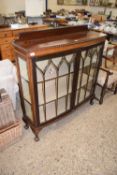 LARGE DISPLAY CABINET WITH TWO GLAZED DOORS