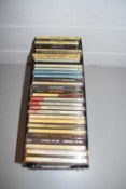 BOX CONTAINING QUANTITY OF CASSETTES, POP MUSIC INCLUDING THE BEATLES