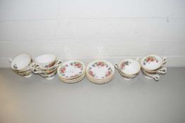 ROYAL STAFFORD CHINA WARES DECORATED WITH FRUIT