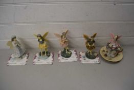 COLLECTION OF FAIRIES BY DEZINE LTD ED INCLUDING THE FALL FAIRY WITH CERTIFICATES