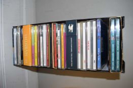 BOX CONTAINING QUANTITY OF CDS, MAINLY POP MUSIC