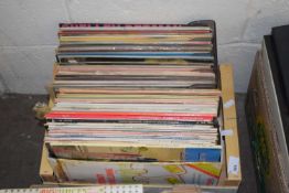 BOX OF 33RPM RECORDS