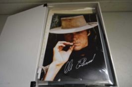 ALBUM CONTAINING RANGE OF SUNSET LAKE SIGNATURES, PHOTOGRAPHS, TO INCLUDE CLINT EASTWOOD, JIMMY