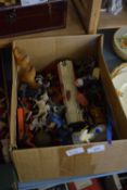 COLLECTION OF VARIOUS TOY FARM ANIMALS, VEHICLES ETC