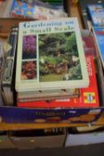 BOX CONTAINING VARIOUS VINTAGE BOOKS INCLUDING PRACTICAL POULTRY KEEPER, AA ROAD BOOK ETC