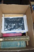 BOX CONTAINING MIXED BOOKS, PAMPHLETS, MUSIC ETC