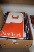 ONE BOX OF MIXED BOOKS