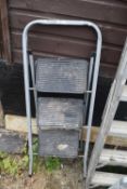 Domestic three step ladder