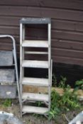 Five rung domestic step ladder