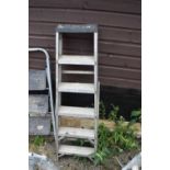 Five rung domestic step ladder