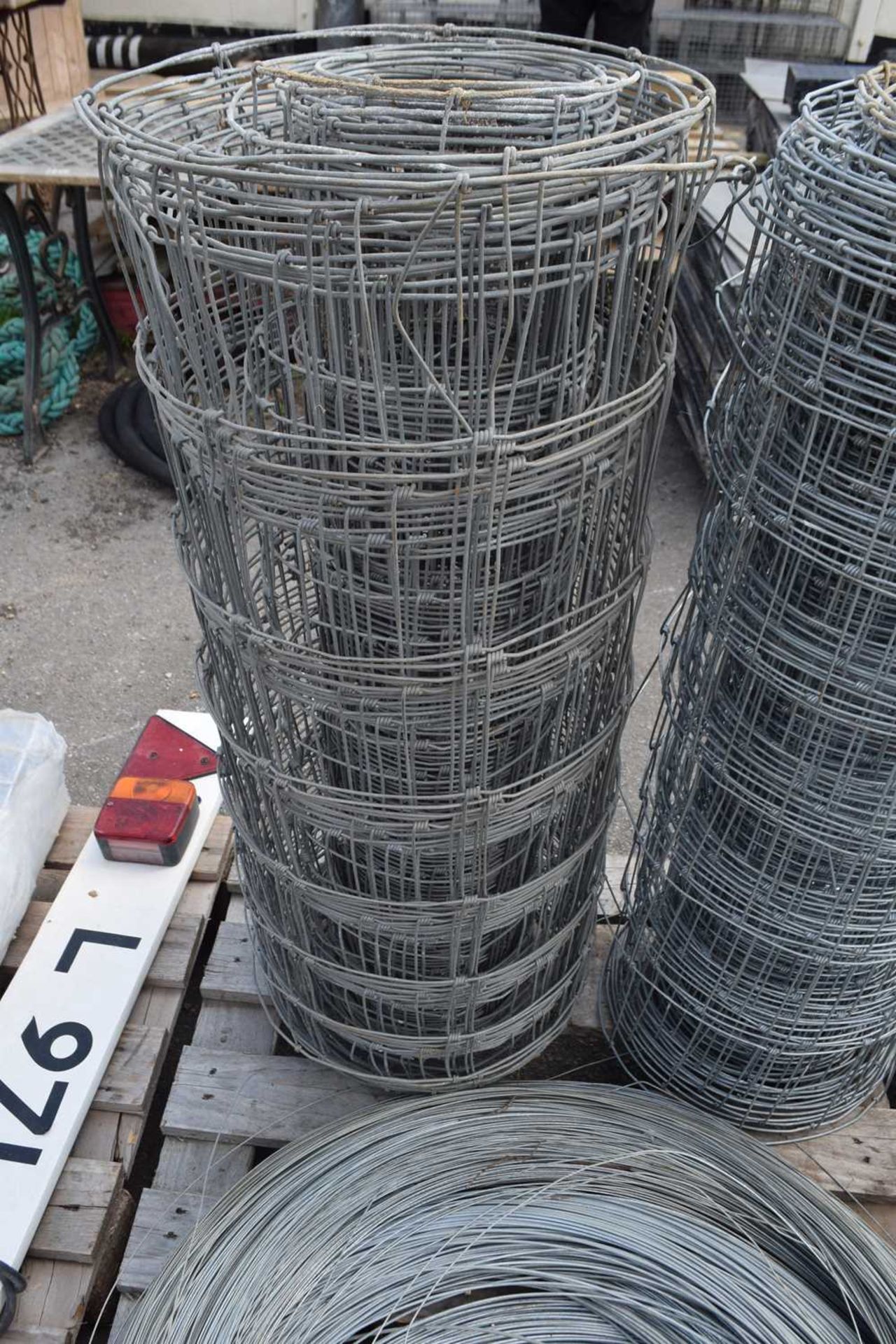 Three reels of galvanised wire - Image 3 of 4