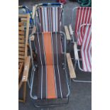 Pair of vintage folding chairs