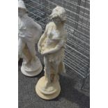 Composite garden statue, height approx 68cm