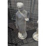 Composite garden statue, height 65cm