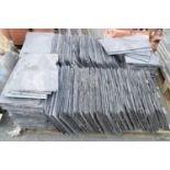 Pallet of slate roofing tiles