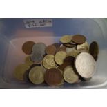 BOX OF MIXED WORLD COINAGE