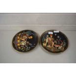 PAIR OF MODERN EGYPTIAN COLLECTORS PLATES