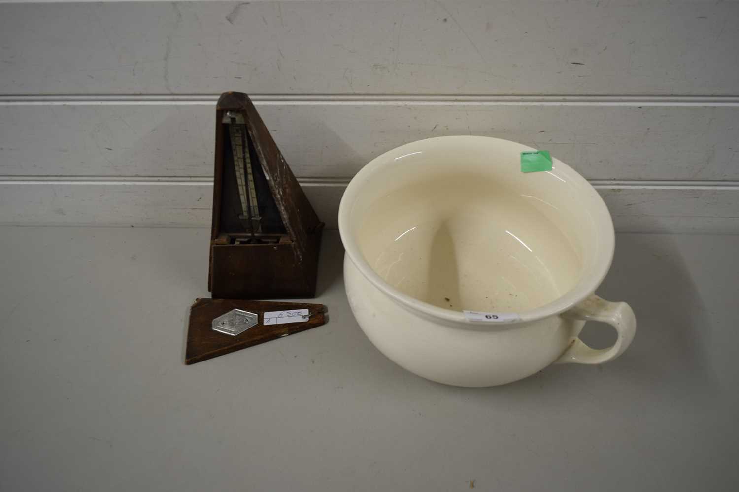 METRONOME AND A CHAMBER POT (2)