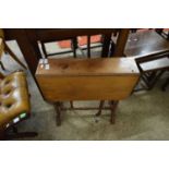 VICTORIAN BLEACHED MAHOGANY SUTHERLAND STYLE TABLE, 60CM WIDE