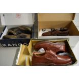 MIXED LOT - THREE PAIRS OF GENTS SHOES