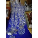 LARGE QUANTITY OF EDWARDIAN AND LATER DRINKING GLASSES