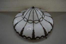 LARGE 20TH CENTURY TIFFANY STYLE CEILING LIGHT SHADE