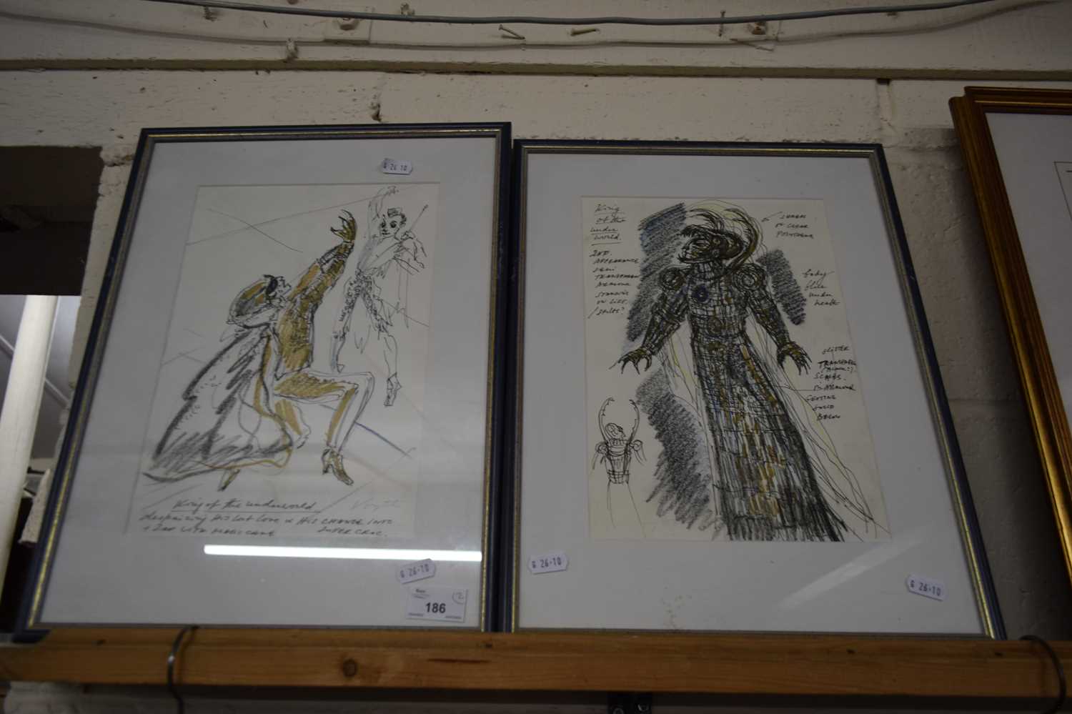 TWO FRAMED STUDIES - KING OF THE UNDERWORLD