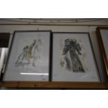 TWO FRAMED STUDIES - KING OF THE UNDERWORLD