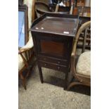 19TH CENTURY MAHOGANY POT CUPBOARD