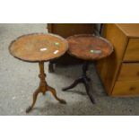 TWO REPRODUCTION WINE TABLES