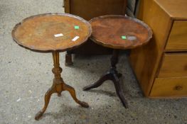TWO REPRODUCTION WINE TABLES