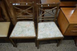 PAIR OF EARLY 20TH CENTURY KITCHEN CHAIRS