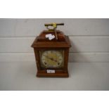 EARLY 20TH CENTURY ELLIOT MANTEL CLOCK IN A WALNUT VENEERED CASE