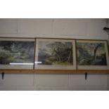 AFTER SAMUEL HOWITT, THREE REPRODUCTION HUNTING PRINTS