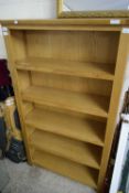 MODERN LIGHT WOOD BOOKCASE CABINET, 90CM WIDE