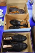 THREE PAIRS OF GENTS SHOES