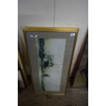 PAIR OF GILT FRAMED PRINTS - SHIPPING SCENES