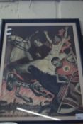 WWII ANTI-NAZI POSTER DEPICTING HITLER, GOERING AND GOEBELS MARKED 'DORDAAN', F/G