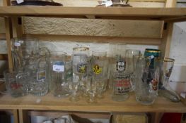 VARIOUS MIXED PUB GLASS WARES