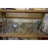 VARIOUS MIXED PUB GLASS WARES