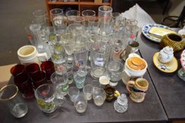 PUB GLASS WARE AND OTHER ITEMS