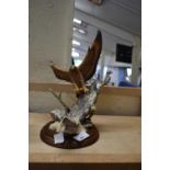 COUNTRY ARTISTS MODEL 'GOLDEN EAGLE ON ROCKY OUTCROP' - WITH BOX